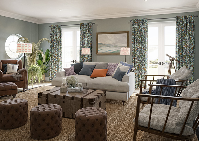 Walled Garden, Duckegg - Made to Measure Curtains - Image 8